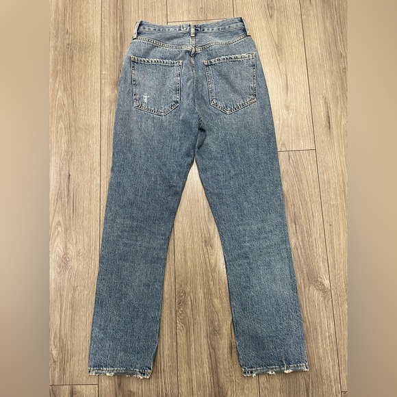 AGOLDE Riley High Rise Straight Crop Jeans Sz 23 - Picture 11 of 11